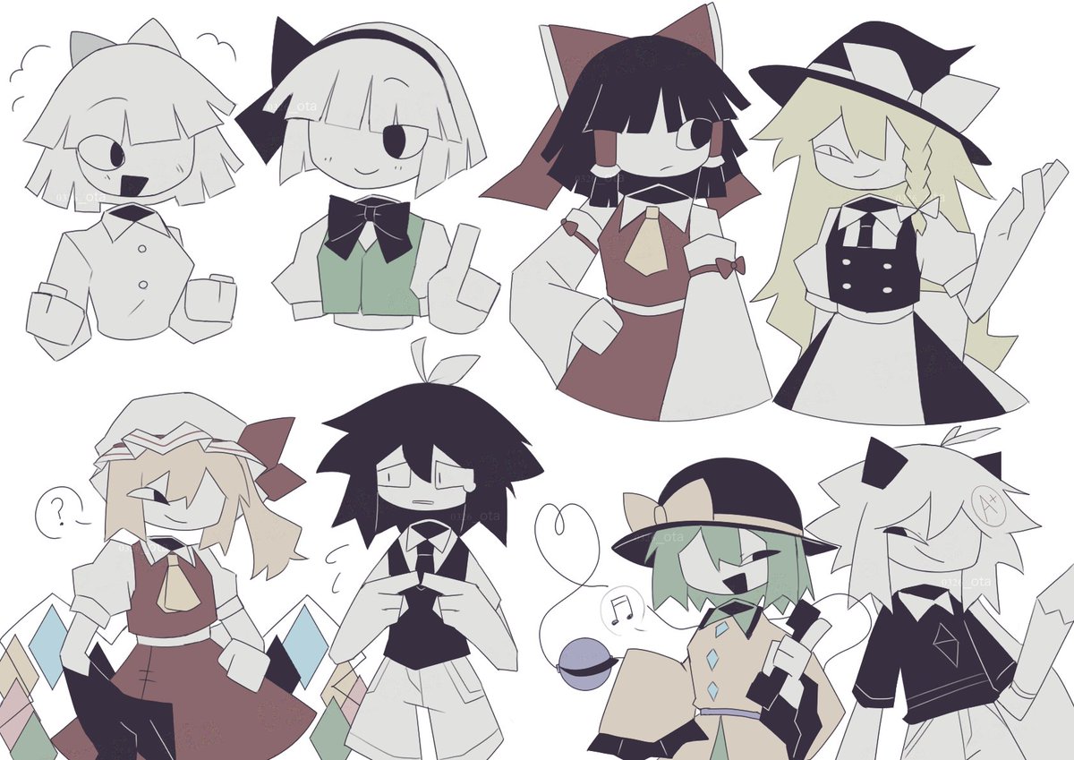 FPE×東方各キャラの落書きです🙌
楽しくて一生描いてられる気がします✍🏻🥰
 
#fundamentalpapereducation #FPE #東方Project #クロスオーバー #イラスト