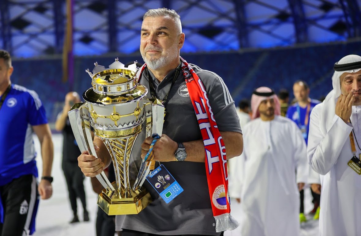 إنتهت الروايه مع القيصر اولاريو كوزمين

ليلة توديع عراب دورينا و افضل مدرب يمر في تاريخ نادي الشارقة 

#ليلة_وفاء_لكوزمين