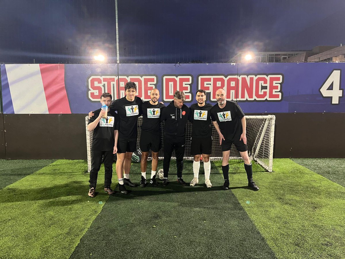 Zoom in on that kit. We now “sponsor” a football team at Goals.