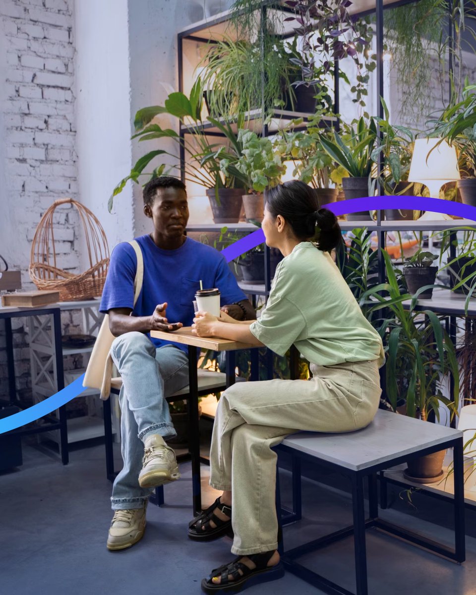 SocieraApp's tweet photo. Real networking happens where the vibeโs just right. โ๐ฟ
Conversations > Contacts.
#CoffeeChat #CoworkingVibes #NetworkingInNature #Sociera https://t.co/7eZaPs19tT