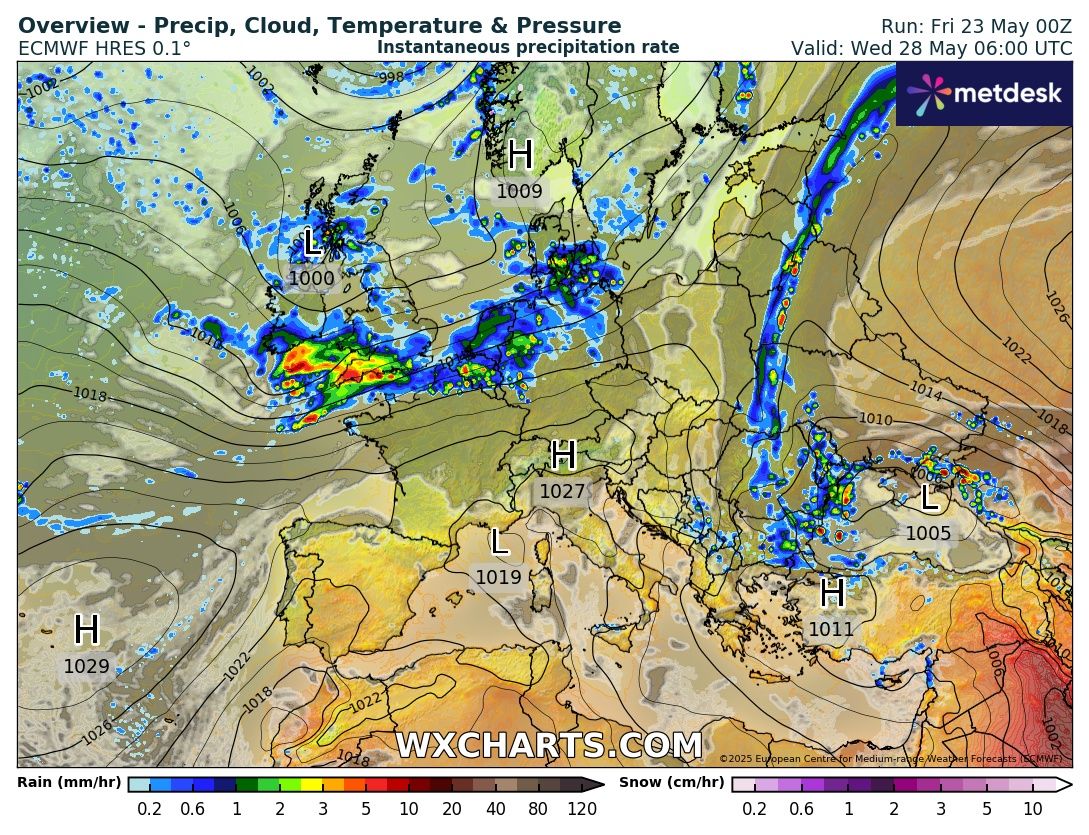 ECMWF now showing some really quite unsettled conditions developing for half term with an active wave depression running NE on Wednesday.   It seems plausible that models are underplaying the Jet emerging off the US East Coast next week.  Model trends have moved definitely in the