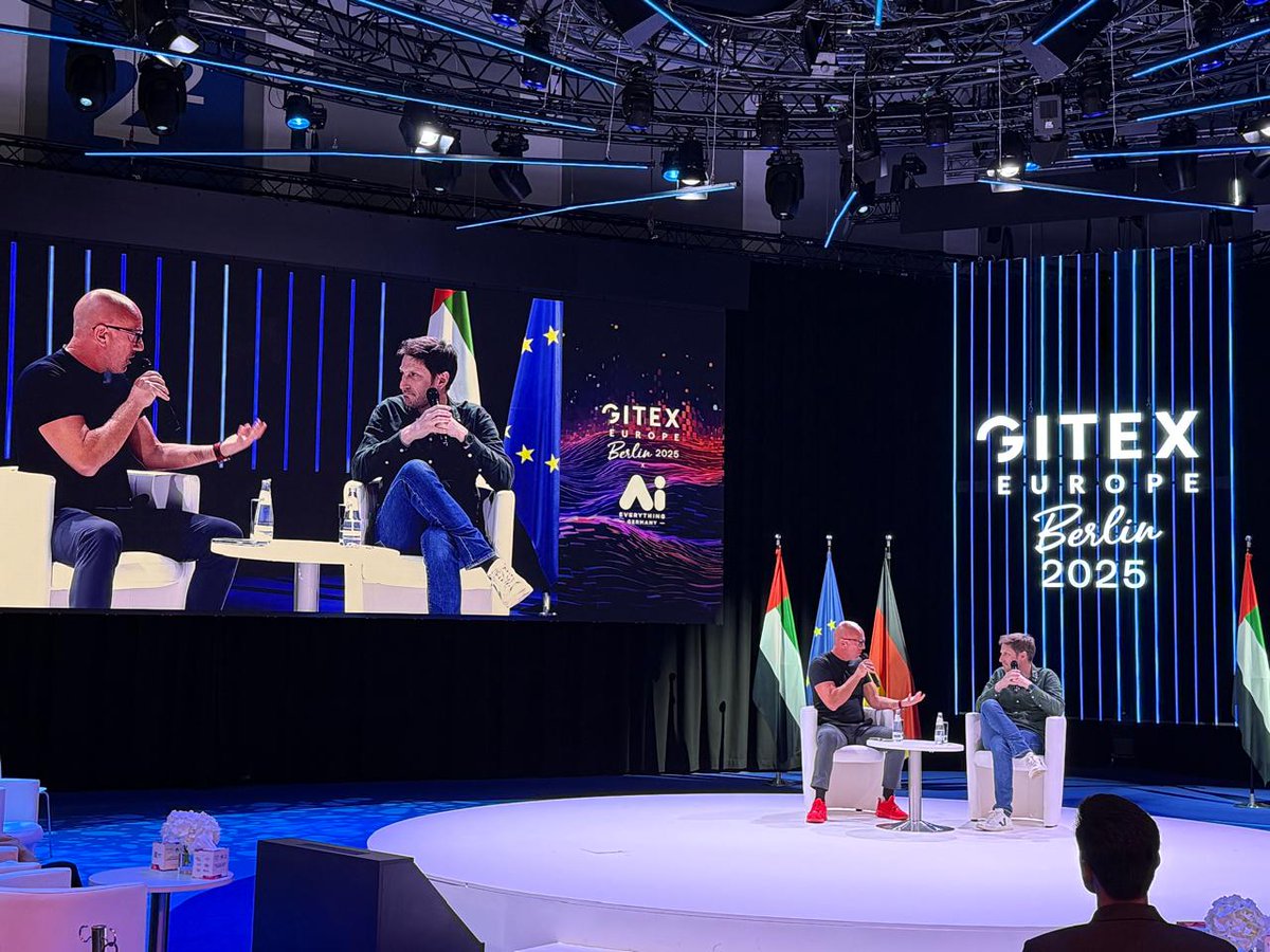 Matteo Rizzi (@matteorizzi) on Twitter photo Yesterday at <a href="/GITEXEUROPE/">GITEX EUROPE</a> in Berlin
Had an insightful session on Scaling SME Banking: Europeās Path to Fintech Leadership with none other than Alexandr Prot, Co-Founder & CEO of Qonto ā what a blast š„
#GITEXEurope #SMEBanking #Qonto #TimePledge #Berlin2025 Yesterday at <a href="/GITEXEUROPE/">GITEX EUROPE</a> in Berlin
Had an insightful session on Scaling SME Banking: Europeās Path to Fintech Leadership with none other than Alexandr Prot, Co-Founder & CEO of Qonto ā what a blast š„
#GITEXEurope #SMEBanking #Qonto #TimePledge #Berlin2025