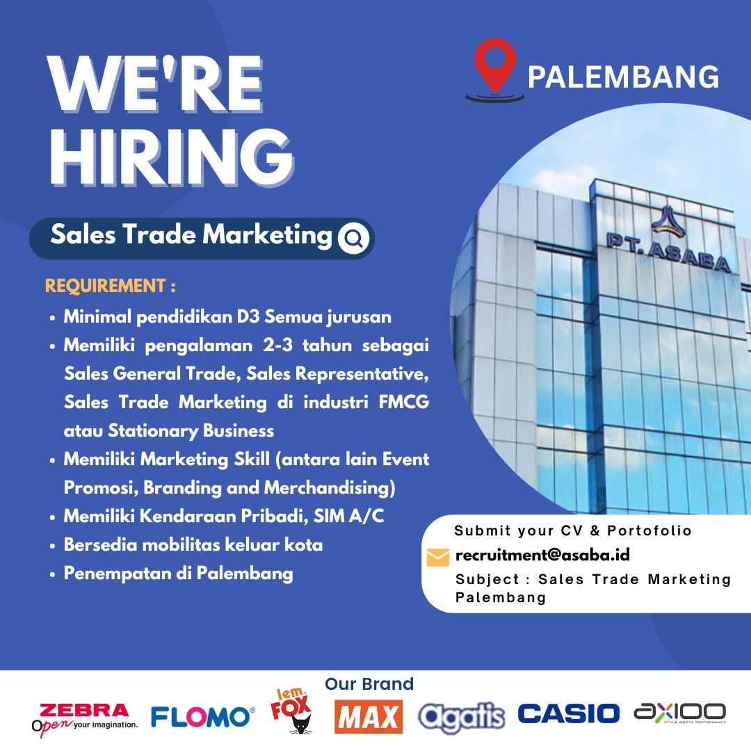 al_yaaaa0's tweet photo. Infoo Lokerr
📍Medan , Lampung, Palembang, Semarang https://t.co/M1w6B1aQBy