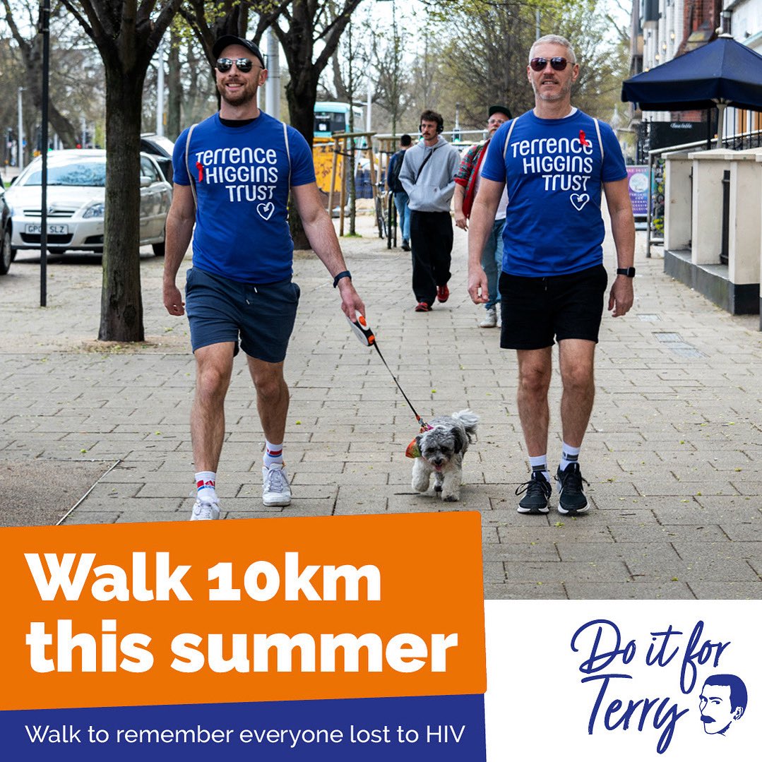 Terrence Higgins Trust Champions (@thtchampions) on Twitter photo 🥾 Walk 10km this summer
✔️ Register today
👕 Receive your free t-shirt
💙 Fundraise to support people living with HIV
register.enthuse.com/ps/event/Walk1…
<a href="/THTorguk/">Terrence Higgins Trust</a> <a href="/THTCymru/">Terrence Higgins Trust Cymru</a> <a href="/THT_brighton/">Terrence Higgins Trust Brighton & Hove</a> <a href="/THTScotland/">THT Scotland</a> 🥾 Walk 10km this summer
✔️ Register today
👕 Receive your free t-shirt
💙 Fundraise to support people living with HIV
register.enthuse.com/ps/event/Walk1…
<a href="/THTorguk/">Terrence Higgins Trust</a> <a href="/THTCymru/">Terrence Higgins Trust Cymru</a> <a href="/THT_brighton/">Terrence Higgins Trust Brighton & Hove</a> <a href="/THTScotland/">THT Scotland</a>