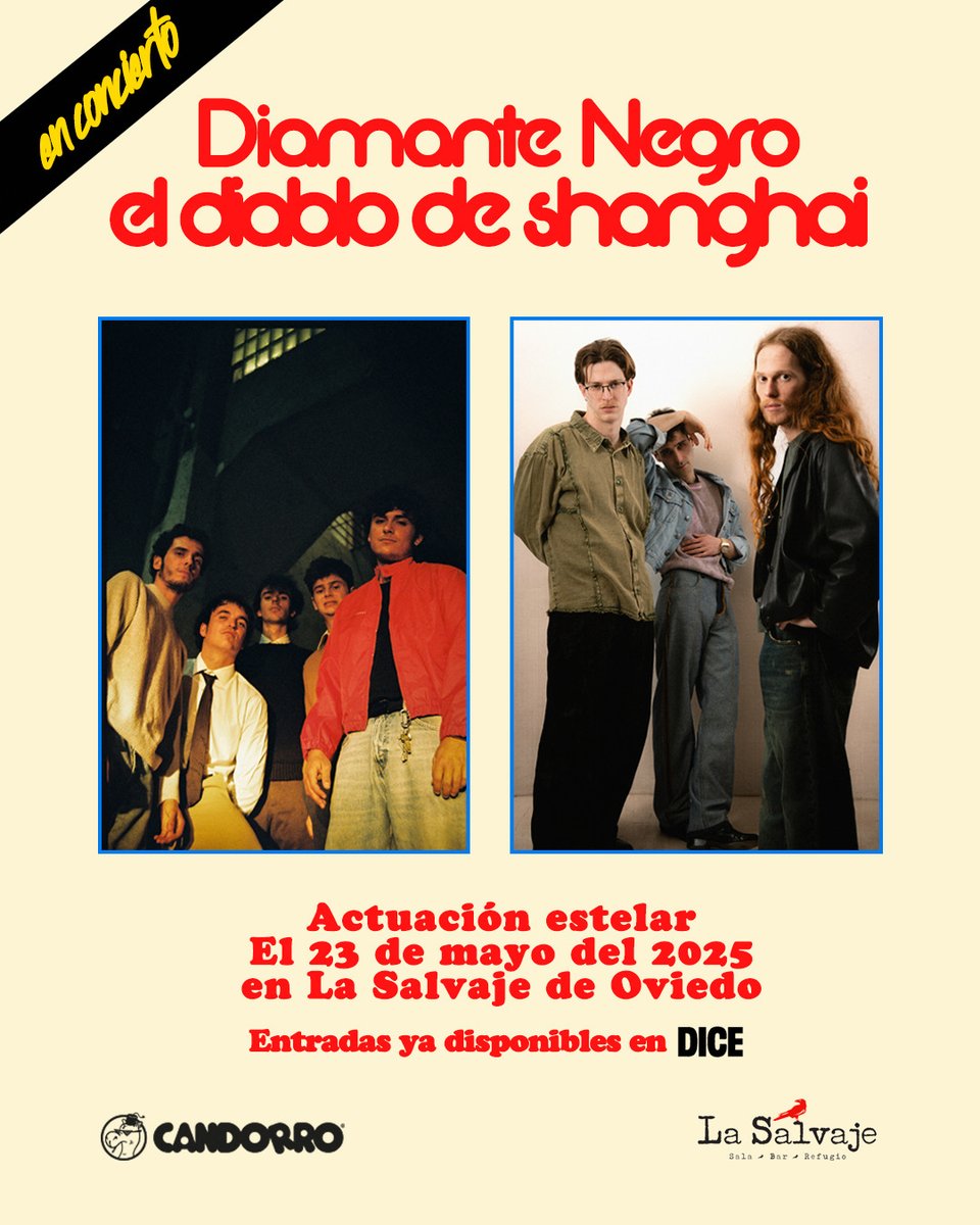 La Salvaje (@lasalvaje_ovd) on Twitter photo Hoy pasamos lista en el sarao de nuestros queridos <a href="/candorrro/">Candorro</a>. Se traen a Oviedo a 2 bandazas: <a href="/diamante__bcn/">Diamante Negro</a> + <a href="/eldiablodeshaaa/">el diablo de shanghai</a>
Tú eliges, lo de siempre o lo mejor.
lasalvajeoviedo.com Hoy pasamos lista en el sarao de nuestros queridos <a href="/candorrro/">Candorro</a>. Se traen a Oviedo a 2 bandazas: <a href="/diamante__bcn/">Diamante Negro</a> + <a href="/eldiablodeshaaa/">el diablo de shanghai</a>
Tú eliges, lo de siempre o lo mejor.
lasalvajeoviedo.com
