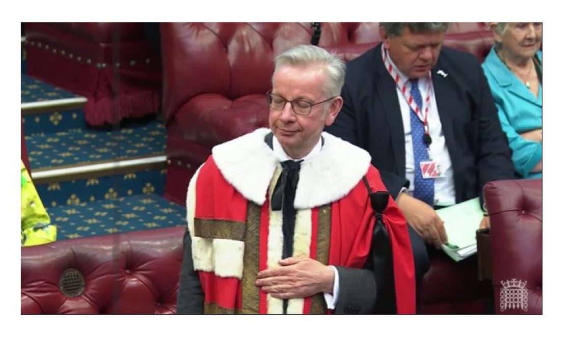 It's very hard to take British Politics seriously when Micheal Gove is made a Lord.