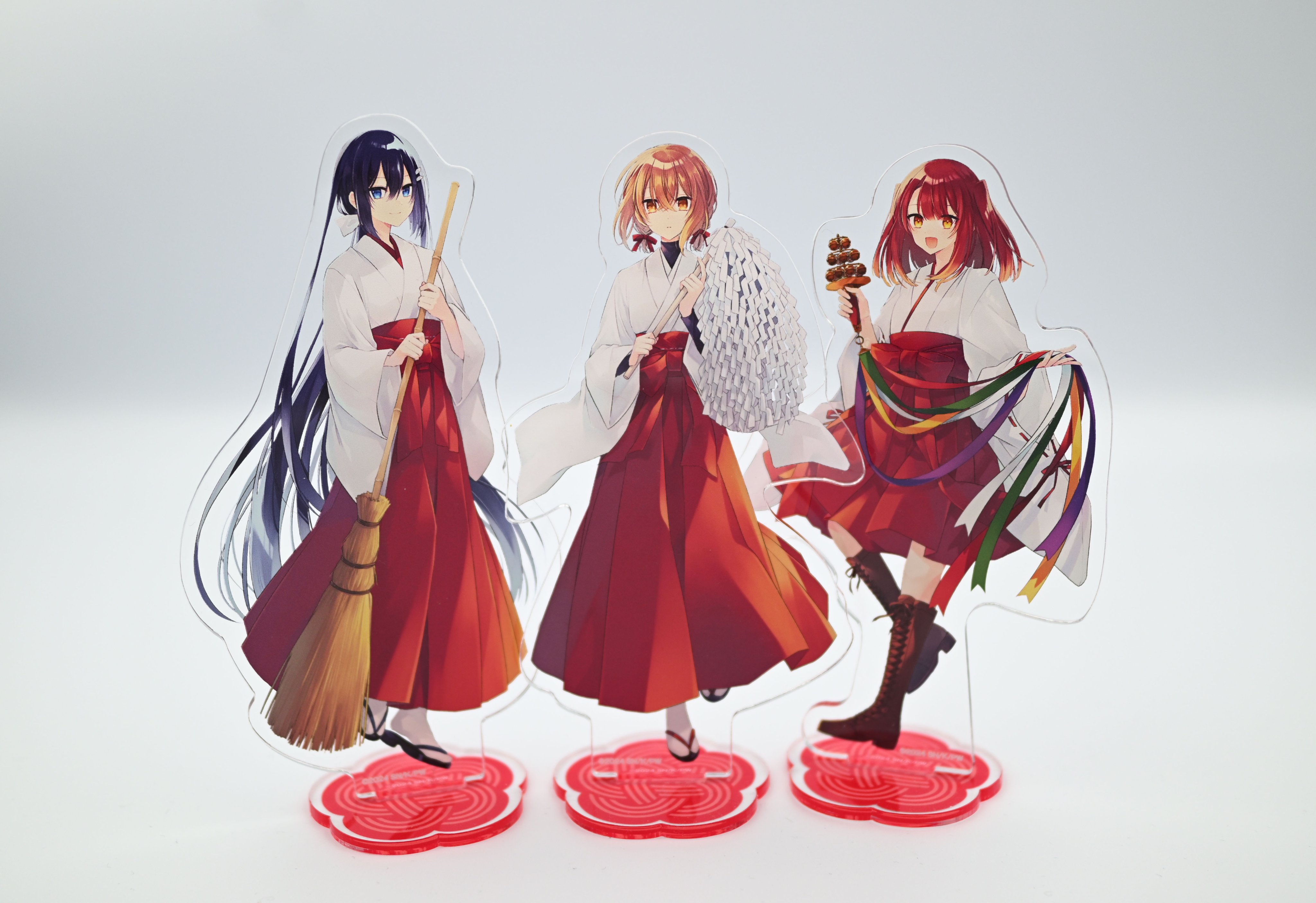 私を喰べたい、ひとでなし　苗川 采　わたたべ　巫女　アクリルスタンド　３種　絵馬 私を喰べたい、ひとでなし苗川 采 わたたべ巫女アクリルスタンド