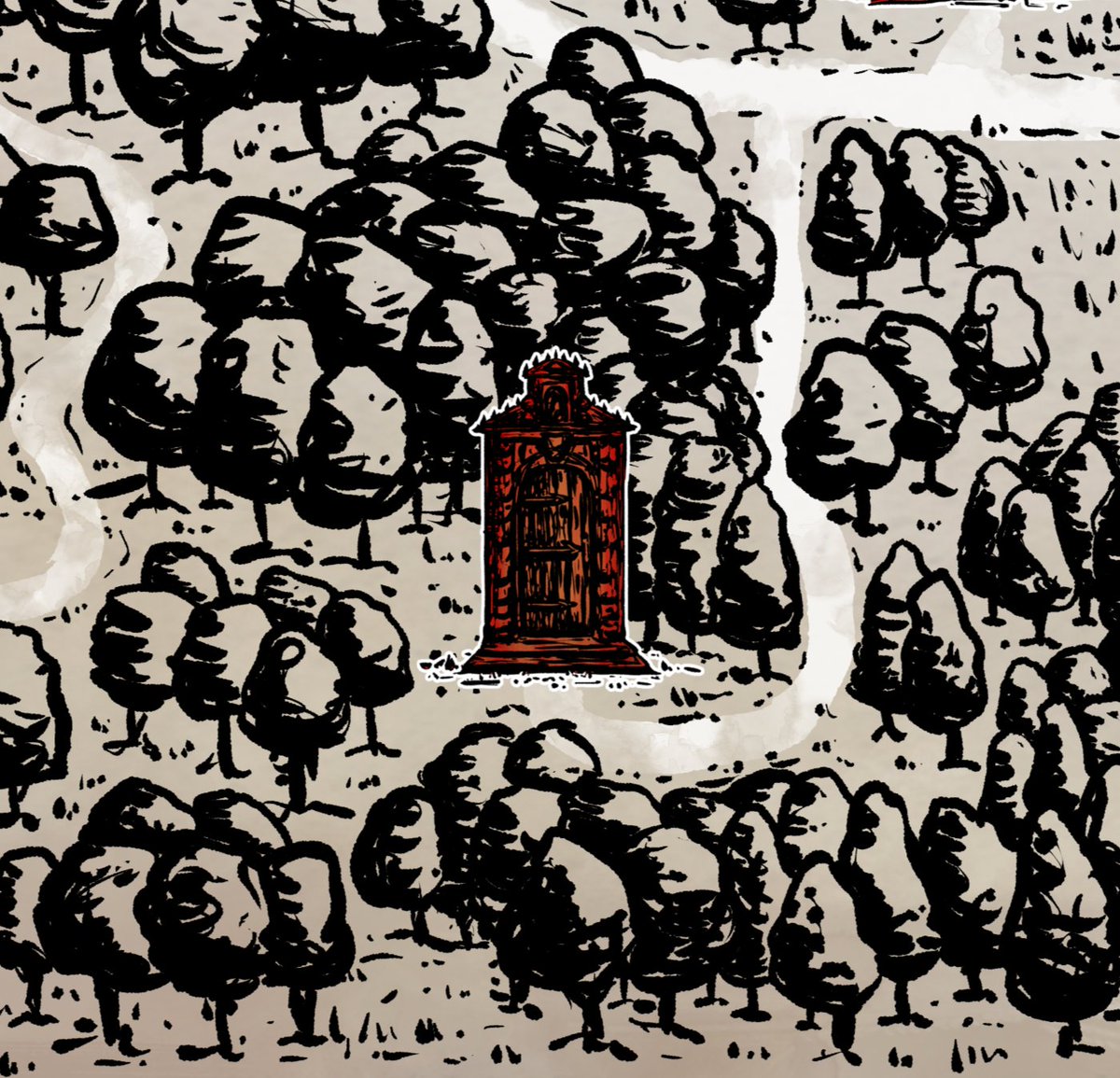 Part of the Chaoswood forest map.

ChaosWood RPG - Forsaken Tombs.

A dark fantasy tabletop role-playing game. Don't let chaos consume you.

Coming soon!

kickstarter.com/projects/xplor…

#ttrpg