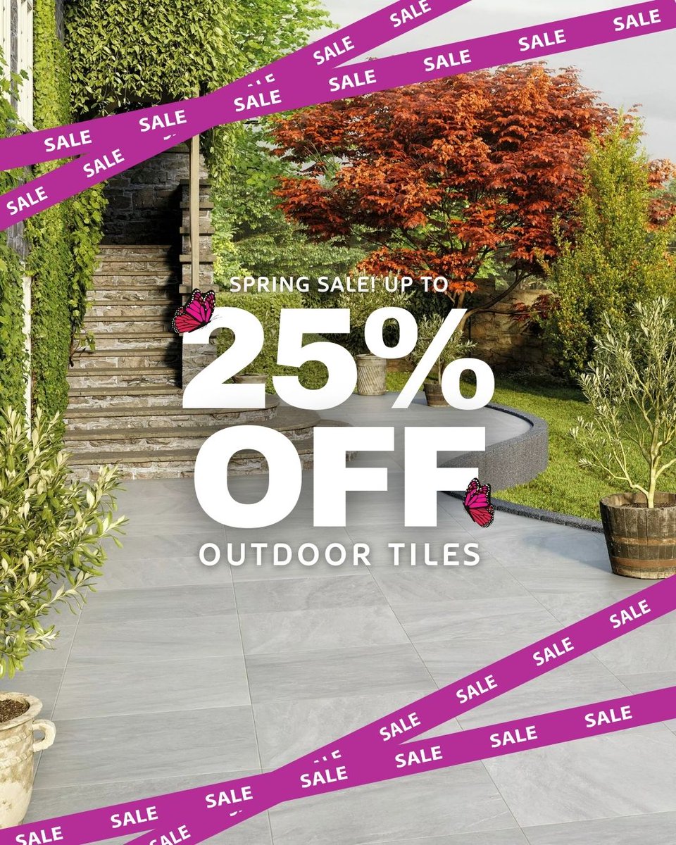 TileMountainUK's tweet image. We've got great deals this Bank Holiday for inside and outside your home 🏡

Get up to 25% off selected flooring and outdoor tiles until midnight on the 2nd of June! 

Shop here: tilemountain.co.uk

 #tile #tiling #tiles