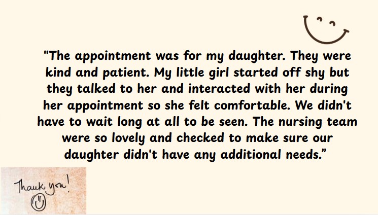 Grateful to the CHILDREN'S OUTPATIENTS Team at Hemel Hempstead Hospital for making the patient's visit smooth and comforting. Your care really makes a difference to families. 🌟 #NHSHeroes #ChildrensCare #FFTFeedback #PatientExperience