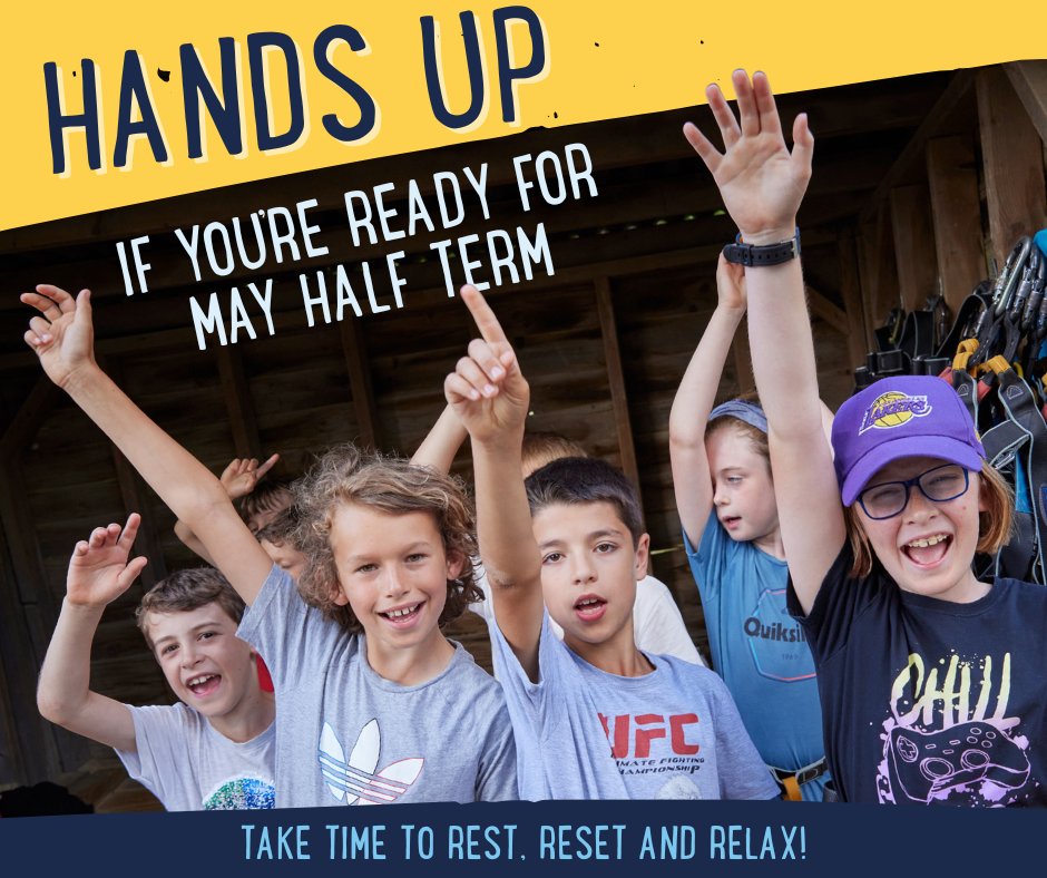 It’s official, May half term is here! Time to rest, reset, and yes – actually relax! Whether you're sipping on tea or hiking through the woods – enjoy your time off! 

Looking ahead? We’ll be here, planning the exciting outdoor adventures that’ll leave your students talking all