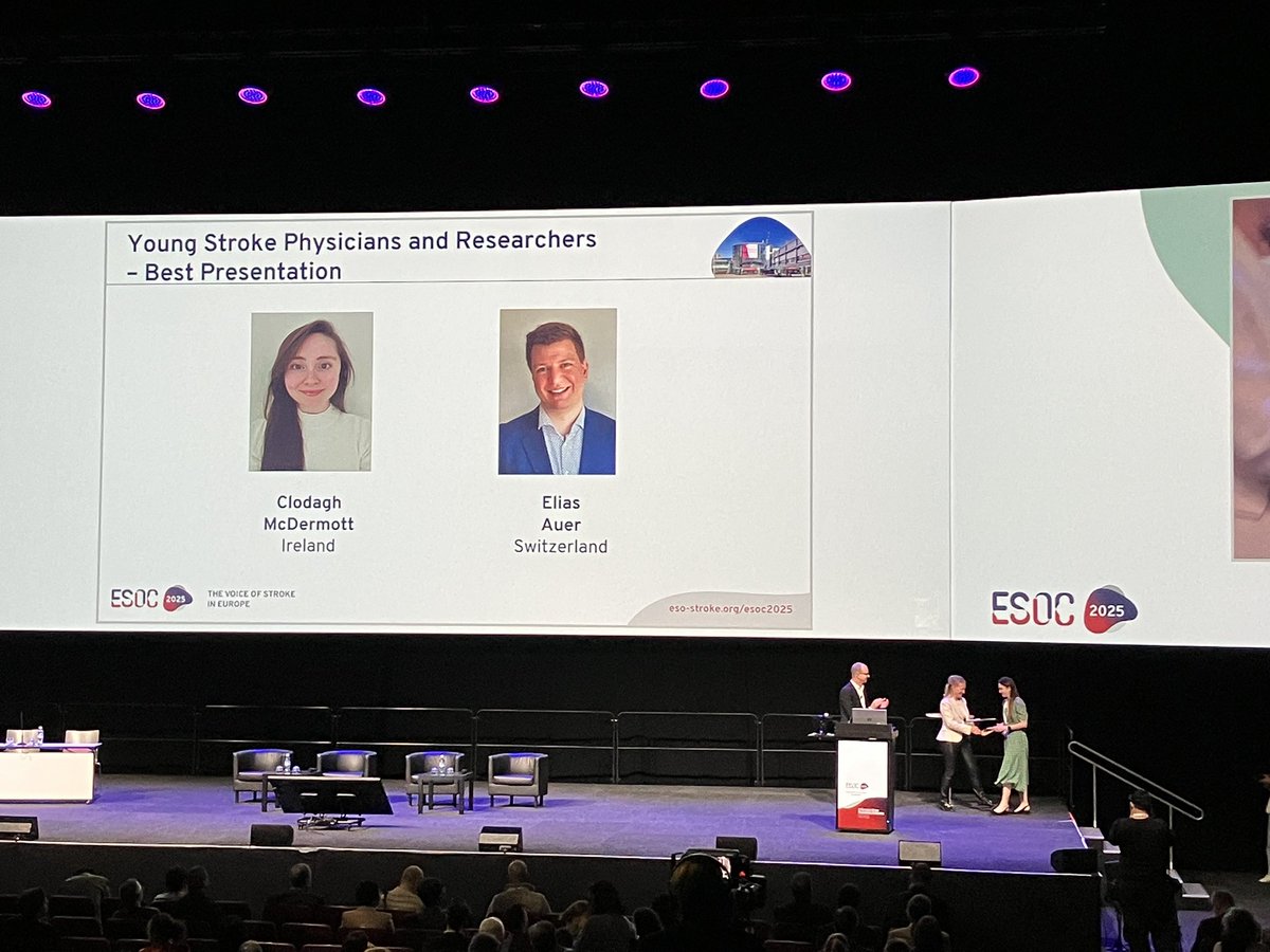 David Seiffge (@davidseiffge) on Twitter photo …and won the best presentation award 👏👏👏🍾🍾
<a href="/ESOstroke/">European Stroke Org</a> <a href="/StrokeBern/">Stroke Research Center Bern</a> …and won the best presentation award 👏👏👏🍾🍾
<a href="/ESOstroke/">European Stroke Org</a> <a href="/StrokeBern/">Stroke Research Center Bern</a>