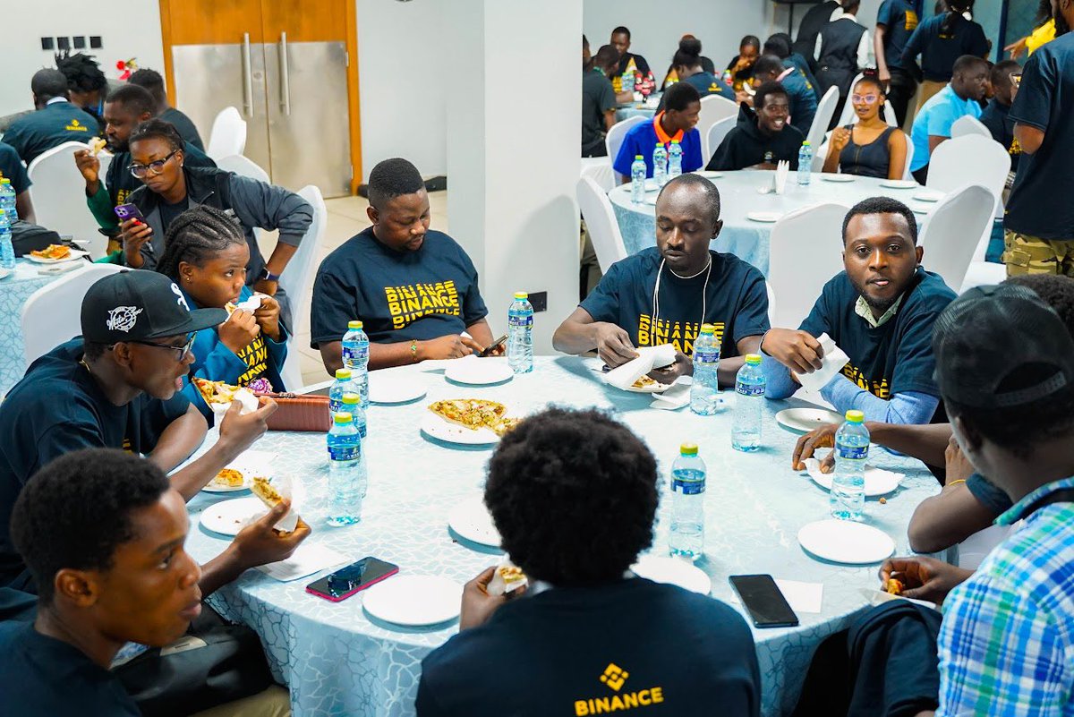 JosephTonyHill1's tweet photo. 🍕 Yesterday’s Binance Pizza Day Meetup in Ghana was a blast! Held at Oak Plaza Hotel, Accra, we celebrated crypto with pizza, networking, and great presentations on Binance P2P . Thanks to all who joined! #BinancePizzaDay #GhanaMeetup
@binance
@BinanceAngels @BinanceAfrica https://t.co/G9SH5IL5PV