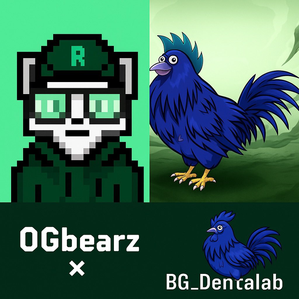 BG_Dentalab's tweet photo. 🎉 OG BEARZ NFT WL Giveaway! 🎉

Win 1 GTD &amp; 2 FCFS prizes!

How to Enter:
🔹 Follow @BG_Dentalab and @OgBearz 
🔹 Like and RT
🔹 Tag 3 friends
🔹 Join https://t.co/7G5kyQgLwV
🔹 Drop your Ronin address (no RNS)

🚨🚨 Ends in 24 hours🚨🚨 https://t.co/atlaX4tLrc