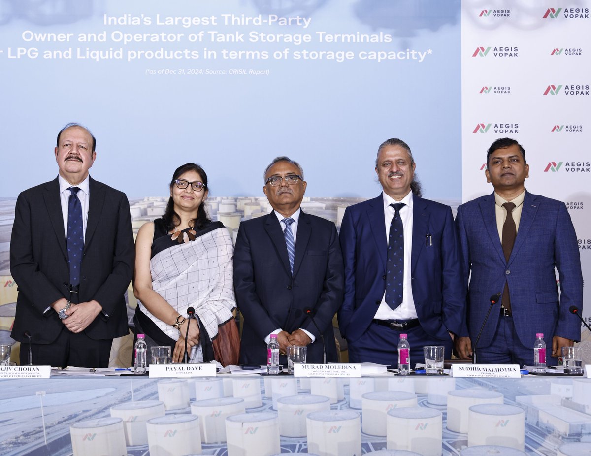 marathifire's tweet photo. AEGIS VOPAK TERMINALS LIMITED’S Rs. 2,800 CRORE IPO TO OPEN ON MONDAY, MAY 26, 2025 

 https://t.co/FXdqL0WJ0h https://t.co/tza2XQXV7H