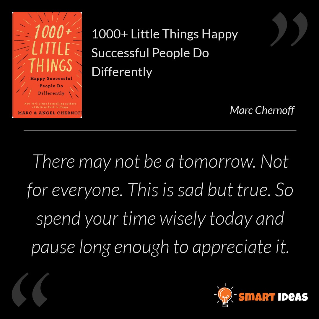mlukianczyk's tweet photo. #QuoteSmartIdeas 
"1000+ Little Things Happy Successful People Do Differently" - Marc Chernoff

There may not be a tomorrow. Not for everyone. This is sad but true. So spend your time wisely today and pause long enough to appreciate it.

#smartnews czyli #MarketingBezSciemy: 
https://t.co/v1HqJqqFlU