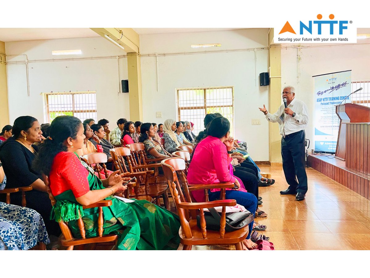 NTTF Thalassery TTC &amp; Mattannur Corporation hosted a Career Guidance Program to inspire youth towards skill-based careers &amp; technical education.

🔹 Talks by Mattannur dignitaries
🔹 Guidance from NTTF TTC experts
🔹 Focus on future-ready skills

Thanks to all who joined!

#NTTF