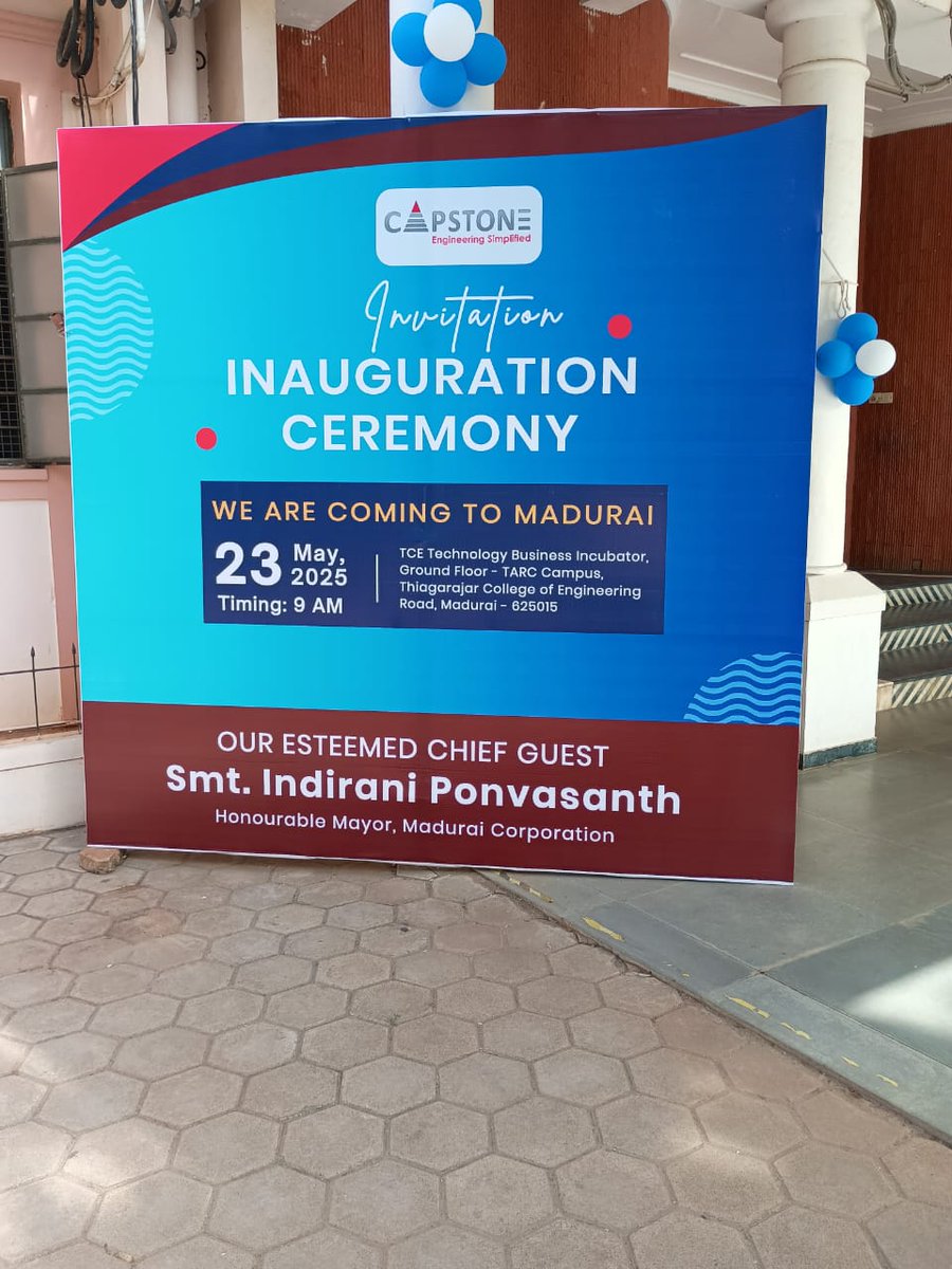AjCapstone's tweet image. 🎉 Exciting Day in Madurai! 🎉
We&apos;re excited for the grand opening of our new Madurai office! Honored to welcome Mayor Smt. Indirani Ponvasanth. A proud milestone in our global engineering journey.

#OfficeInauguration #Madurai #EngineeringServices #NewBeginnings #GlobalPresence