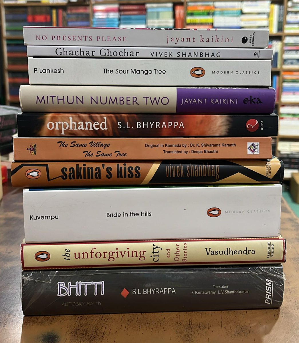 Want to know more of Kannada literature?
Few esteemed patrons asked us for recommendations on Kannada books in translation available with us. These are some wonderful books we have in stock and we recommend for readers who wants to explore further books by Kannada writers.