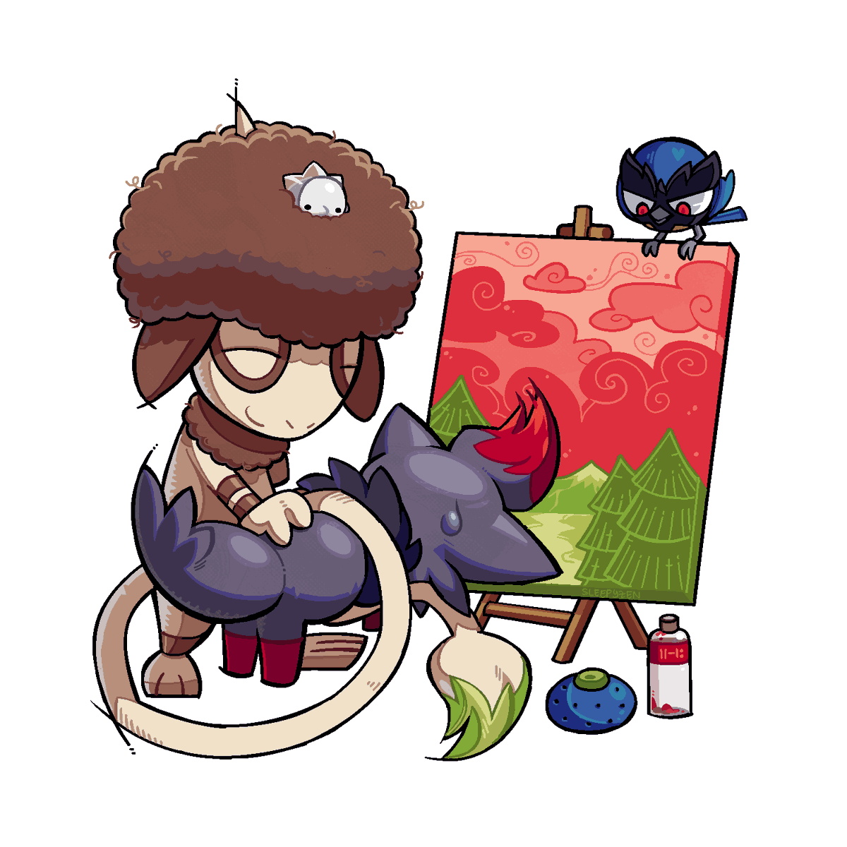 imsleepyzen's tweet image. 👨‍🎨🖌❓
#PokemonArtwork #PokemonFanart #Artwork