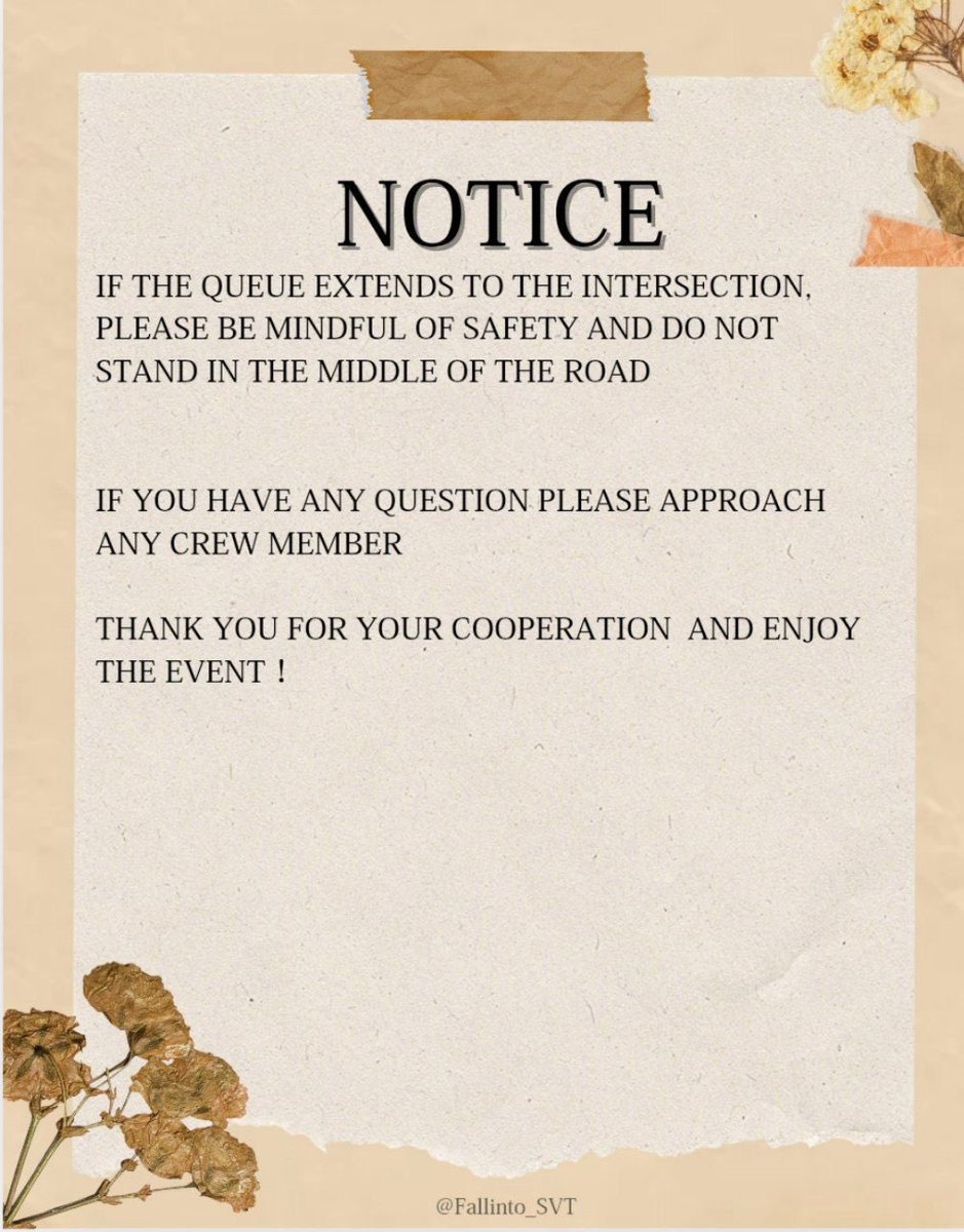 Fallinto_SVT's tweet image. 𝐈𝐌𝐏𝐎𝐑𝐓𝐀𝐍𝐓  𝐍𝐎𝐓𝐈𝐂𝐄  𝐇𝐄𝐑𝐄‼️‼️‼️