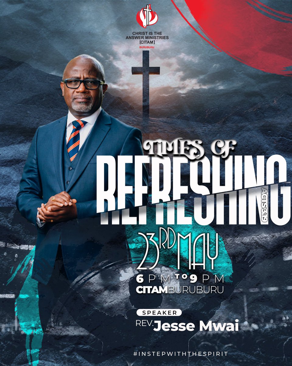 CITAM_BURUBURU's tweet photo. *CITAM Buruburu, are you readyyyyy?! 🔥🔥🔥*
Tonight, the atmosphere is shifting — because *Rev @jessemwai will be in the house!
He’s not just anyone — he’s the Lead Pastor at CITAM Valley Road, our 4th Senior Pastor at CITAM Buruburu.
#citamburuburu
#timesofrefreshing https://t.co/VUpvshYL63