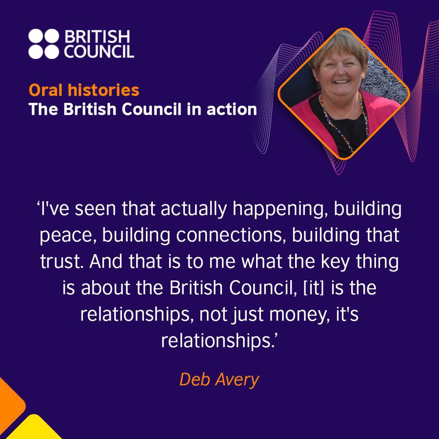 Deb Avery is an education consultant and trainer who has been involved in our English language programmes in South Africa for more than 15 years.
We recently interviewed her for our Oral Histories project. In the interview, she talked about the power of education to build trust