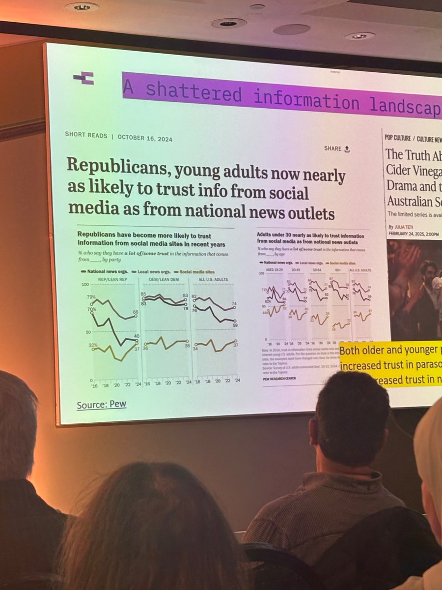 The UK population think this is a bad thing… and that they are moronic for it… 

This was at a national standards conference