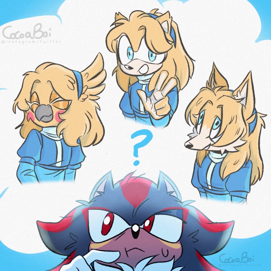 CocoaBoi4's tweet image. What species would Maria be as a mobian? 👉👈
I think a cockatiel bc borb
#ShadowTheHedgehog #shadow #Maria #MariaRobotnik