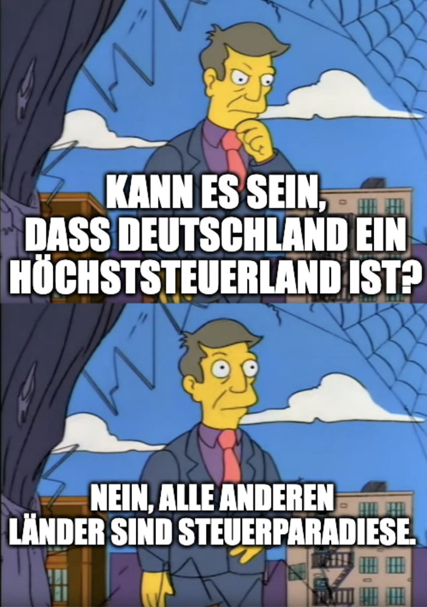 In Deutschland stirbt jede Debatte um Steuersenkungen im Keim, weil davon ja auch „Besserverdiener“ profitieren könnten.