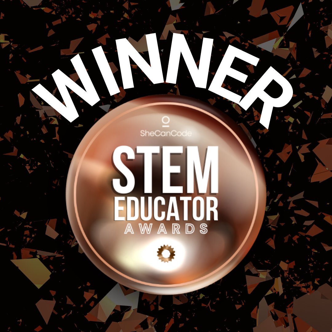 BabicDragana's tweet photo. So proud to share that I’ve been recognized as a Community STEM Champion by SheCanCode at the STEM Educator Awards 2025! 🏆
This award belongs to all the amazing kids and youth I’ve worked with — and to the future we’re building together. https://t.co/VtUaRNzBrN