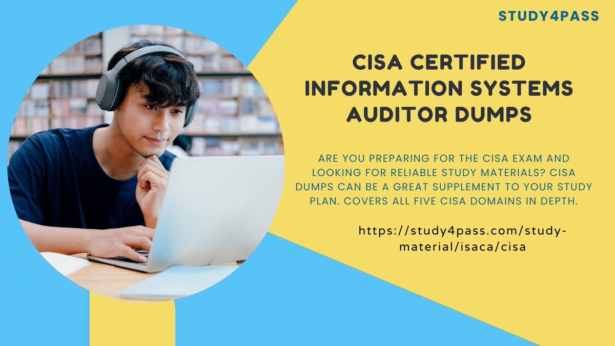 DavisMarle28200's tweet photo. Ace your CISA exam with Study4Pass! Get top-quality CISA Certified Information Systems Auditor Dumps – updated, verified, and exam-ready. #CISA #CertifiedInformationSystemsAuditor #CISADumps #Study4Pass #CISAExam #CyberSecurity #ISACA #ExamPrep #InfoSec #CISA2025 #ITAudit https://t.co/K5o5oMYUPK