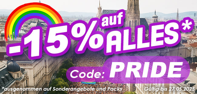 AutPoppers's tweet photo. 🌈 - 15% auf ALLES* 🌈

Feiere die Vienna Pride mit uns: Vom 31. Mai bis 15. Juni zelebriert Wien die Pride

*ausgenommen Angebote und Packs

🌈 https://t.co/az4ESUxFHU 🌈

#poppersshop #pride #sale #viennapride #prideparty #toysandlore #just4fun #poppers https://t.co/J4TTqtEJHG