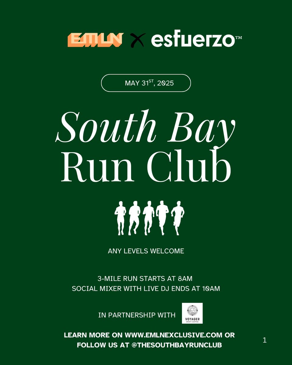 EMLNEXCLUSIVE's tweet photo. Join our run club 

https://t.co/2jYXZtFULy https://t.co/0g89LVQsAi
