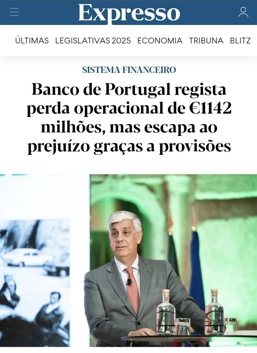Salsaparrilha X (@salsaparrilhax) on Twitter photo É só para avisar que assim como aconteceu na Santa Casa da Misericórdia de Lisboa, o “toque” socialista no Banco de Portugal está a transformar tudo em merda. É só para avisar que assim como aconteceu na Santa Casa da Misericórdia de Lisboa, o “toque” socialista no Banco de Portugal está a transformar tudo em merda.