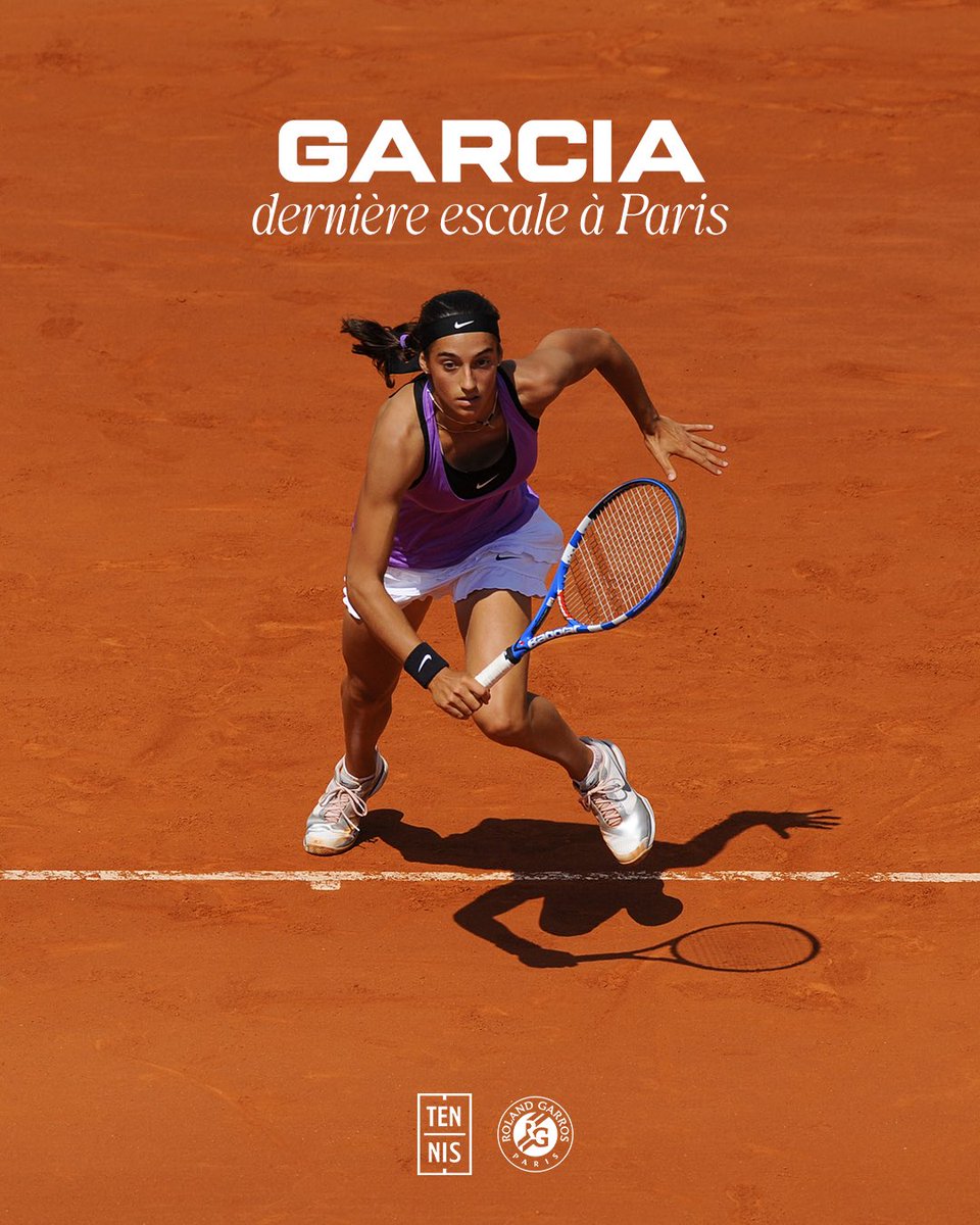 rolandgarros's tweet photo. Caroline Garcia effectuera une dernière escale Porte d’Auteuil pour jouer son ultime Roland-Garros. Bon dernier tournoi sur la terre parisienne et nous te souhaitons le meilleur pour la suite 🧡
#RolandGarros #FlyWithCaro https://t.co/TgxyT2rEss