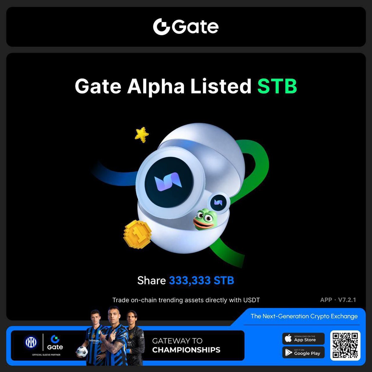 kryptoHunterX's tweet image. A NEW ERA BEGINS  #STABBLE (STB) LAUNCHES ON GATE ALPHA WITH A 333,333 STB AIRDROP!

Say hello to the DEX that’s flipping the game on Solana #Stabble is live, and it’s celebrating with a monster airdrop you won’t want to miss!

#Stabble isn’t just fast, it’s efficient, powering