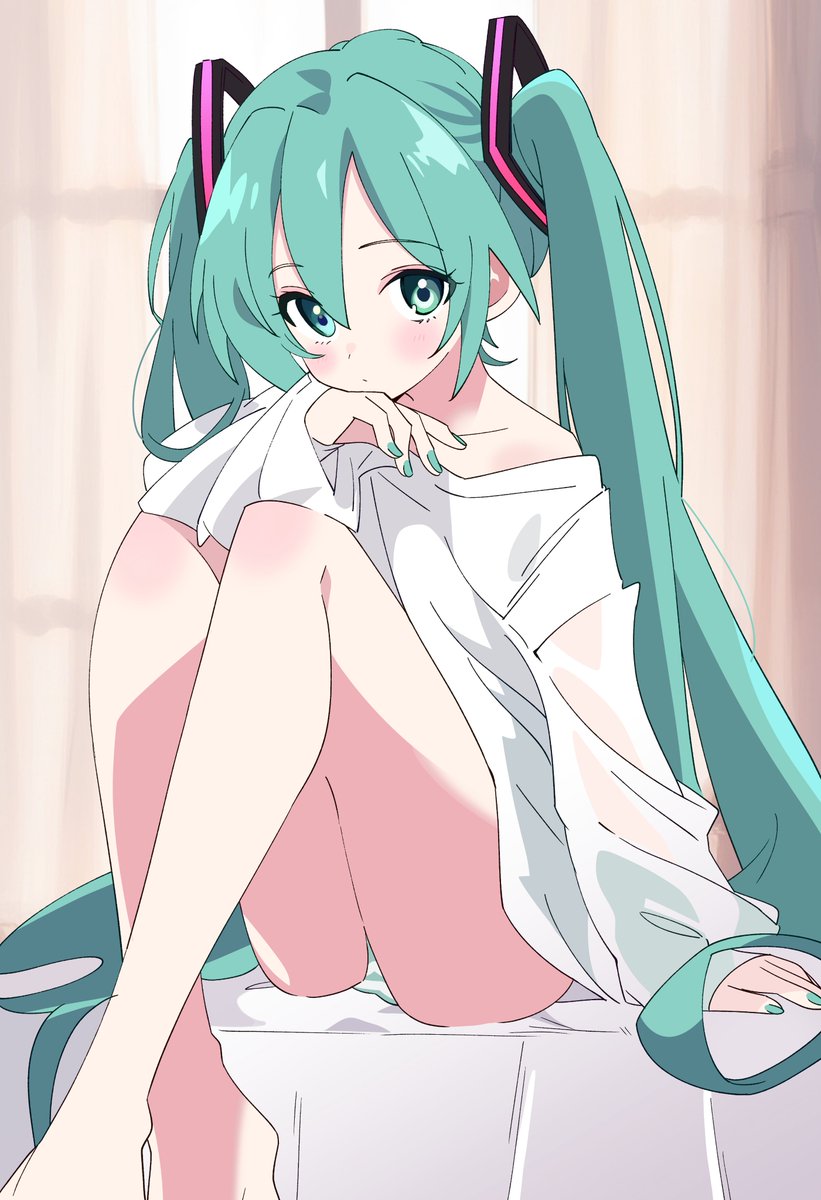 初音ミク「#初音ミク 」|双葉陽のイラスト