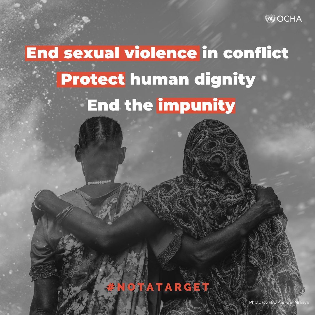 Sexual violence is a war crime. It must stop now, and perpetrators must be held to account.

#EndRapeInWar #PoCWeek2025
