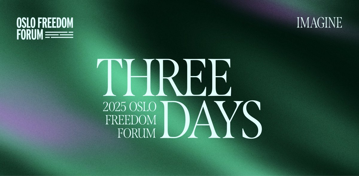 Are you ready to #Imagine? 

Join us at the Oslo Konserthus in three days to collaborate with some of the world's leading human rights defenders. Follow @osloff for all the latest updates.