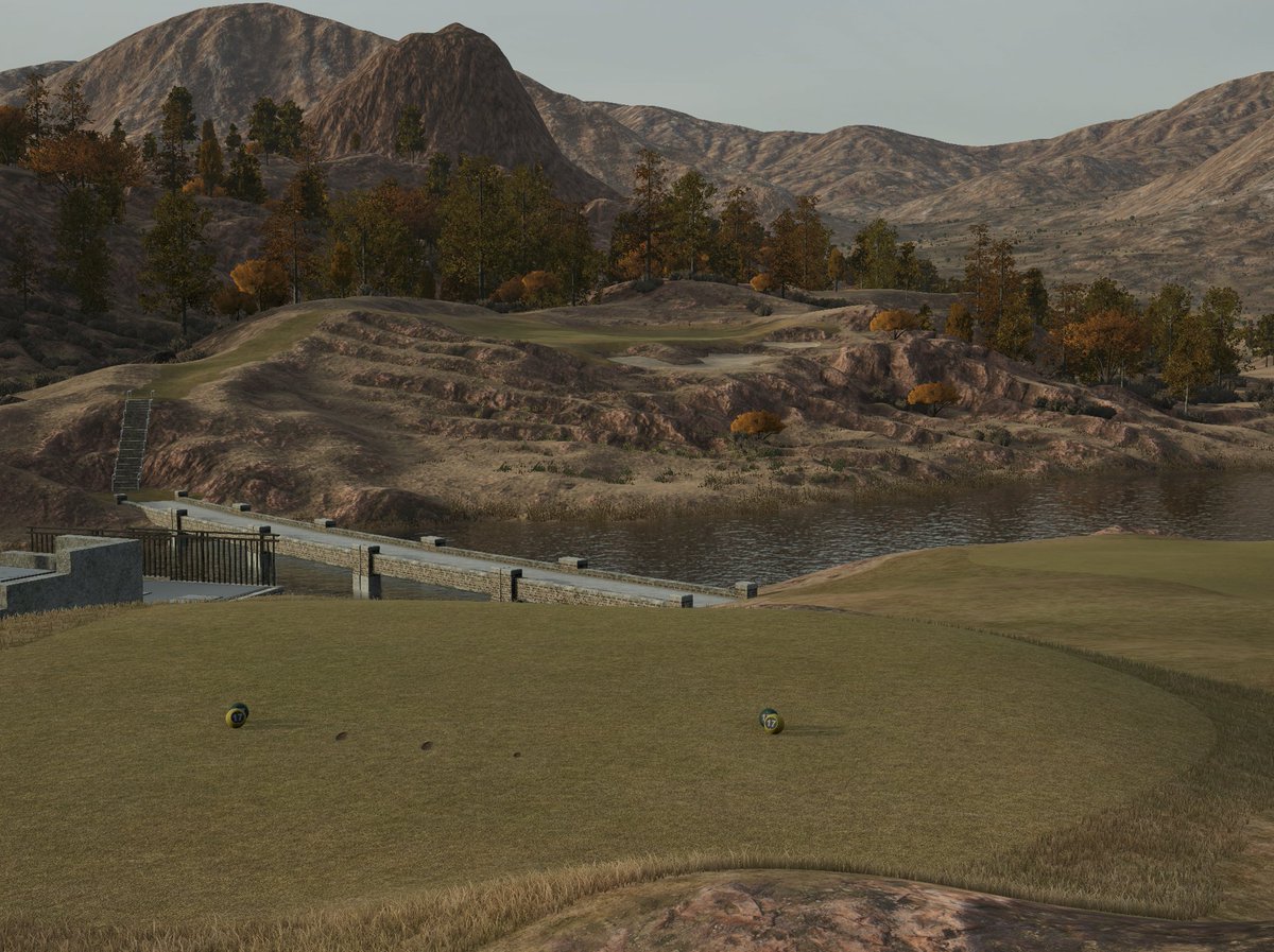 Zarathustraq's tweet image. &quot;Chuysky Trakt&quot; , My Altai Republic fantasy golf course is now available for play in #pgatour2k25 . @TGCTours #pgatour2k  @PGATOUR2K . It&apos;s a tough one!