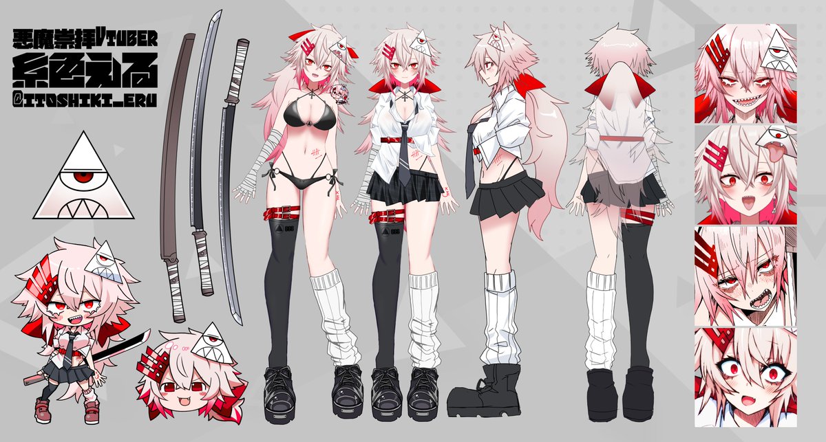 itoshiki_eru's tweet image. 悪魔崇拝イラストレーターVtuber
糸色える(itoshiki_eru)
17歳女子高生(成人済み男性)
Youtube【youtube.com/@itoshiki_eru】
Twitch【twitch.tv/itoshiki_eru】
Skeb【skeb.jp/@itoshiki_eru】
SUZURI【suzuri.jp/itoshiki_eru】
Discord【discord.gg/BPEG3WNVVU】