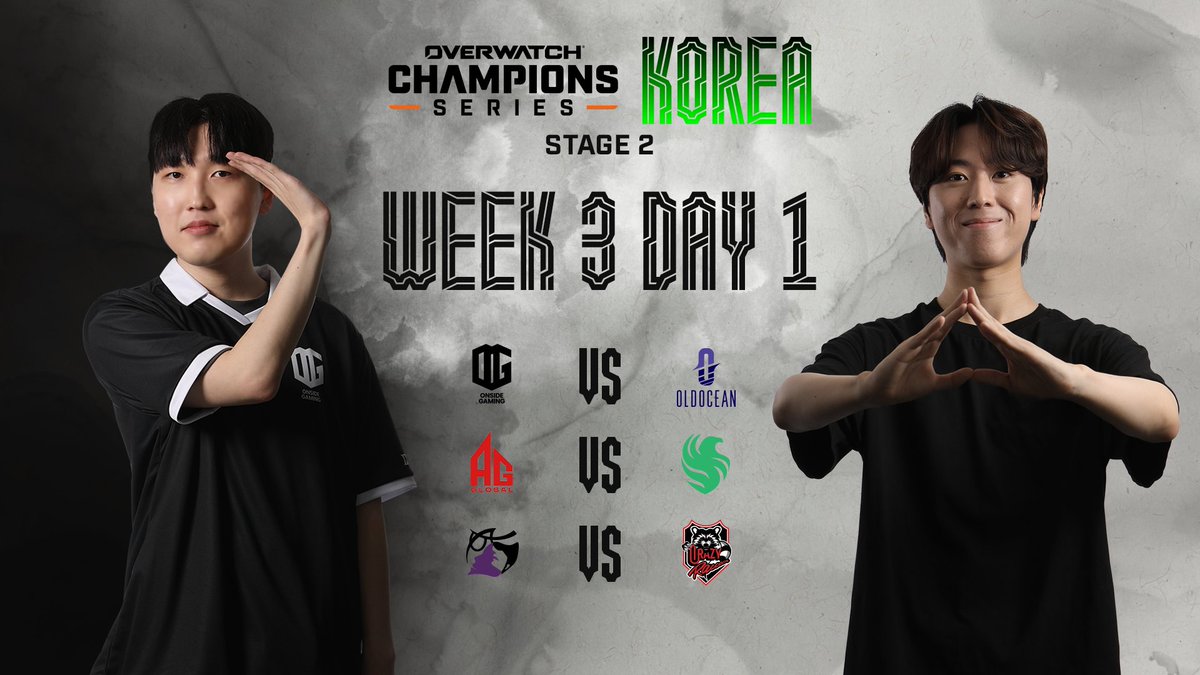 【日本語配信】OWCS KOREA 2025 Stage 2｜WEEK 3 DAY 1 

17時からOWCS KOREA Stage 2をチェック✓

<a href="/ONSIDE_GAMING/">ONSIDE GAMING⚡</a> 🆚 <a href="/ow_oldocean/">OldOcean</a>
<a href="/AGGlobalEsports/">All Gamers - AG Global</a> 🆚 <a href="/FalconsEsport/">Falcons Esports</a>
<a href="/PokerFace_OW/">PokerFace</a>🆚 <a href="/crazyraccoon406/">Crazy Raccoon</a>
 
✦配信チャンネル  
🟣twitch.tv/ow_esports_jp 
🔴youtube.com/@ow_esports_jp

🎙実況 -