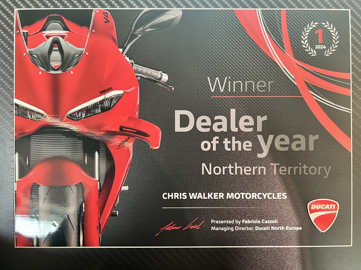 Stalker (@cwstalker9) on Twitter photo Great night!!! Thank you <a href="/DucatiUK/">Ducati UK</a>
Dealer of the Year! (for the north) and
Selfie of the Year!
Plus i got to meet <a href="/MotoGP/">MotoGPβ’π</a> Royalty <a href="/PeccoBagnaia/">Pecco Bagnaia</a> <a href="/marcmarquez93/">Marc MΓ‘rquez</a> and my Hero π<a href="/NeilHodgson100/">Neil Hodgson</a>
Amazing job by all <a href="/CWMotorcycles/">ChrisWalkerMotorcycles</a>
π«Άπ»πͺπ»π«΅π» Great night!!! Thank you <a href="/DucatiUK/">Ducati UK</a>
Dealer of the Year! (for the north) and
Selfie of the Year!
Plus i got to meet <a href="/MotoGP/">MotoGPβ’π</a> Royalty <a href="/PeccoBagnaia/">Pecco Bagnaia</a> <a href="/marcmarquez93/">Marc MΓ‘rquez</a> and my Hero π<a href="/NeilHodgson100/">Neil Hodgson</a>
Amazing job by all <a href="/CWMotorcycles/">ChrisWalkerMotorcycles</a>
π«Άπ»πͺπ»π«΅π»