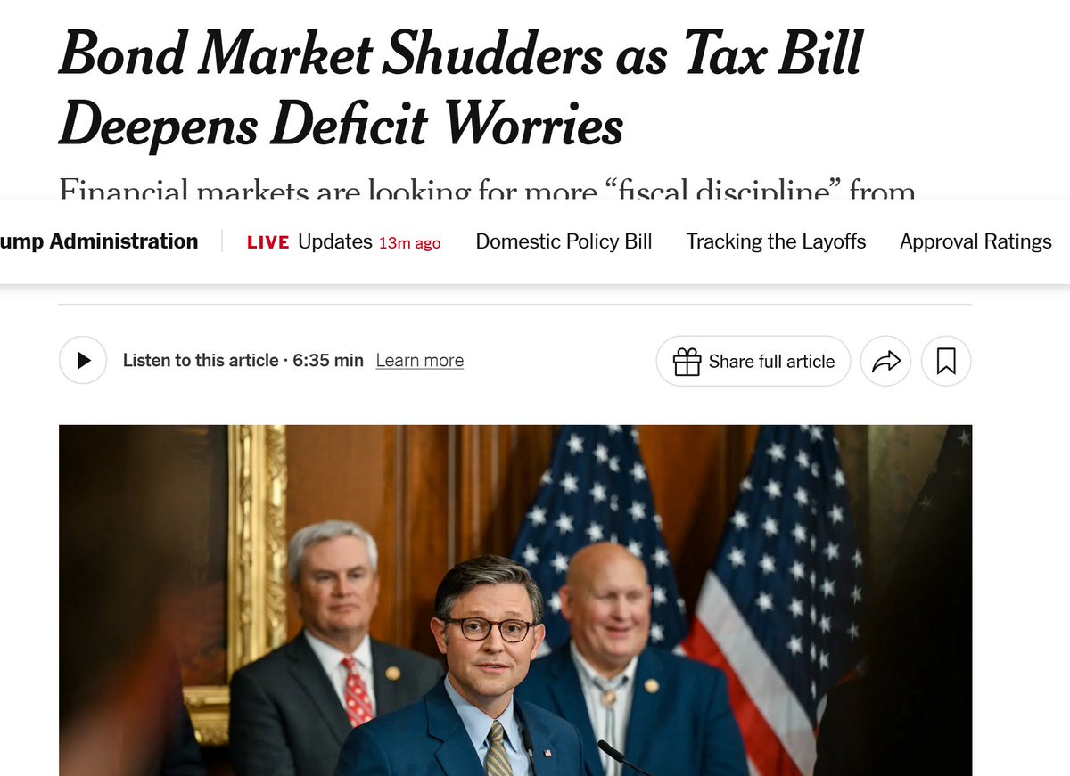 Musk siirrettiin pois parrasvaloista ja valtion menoja karsiva DOGE siinä samassa. Velkapommin neutraloinnin sijasta kongressi käsittelee pakettia, joka paisuttaisi budjettivajeita taas entisestään. USA:n kurssi ei siis muutu vaan velkapommin sytytyslankaan tarjotaan lisää tulta.