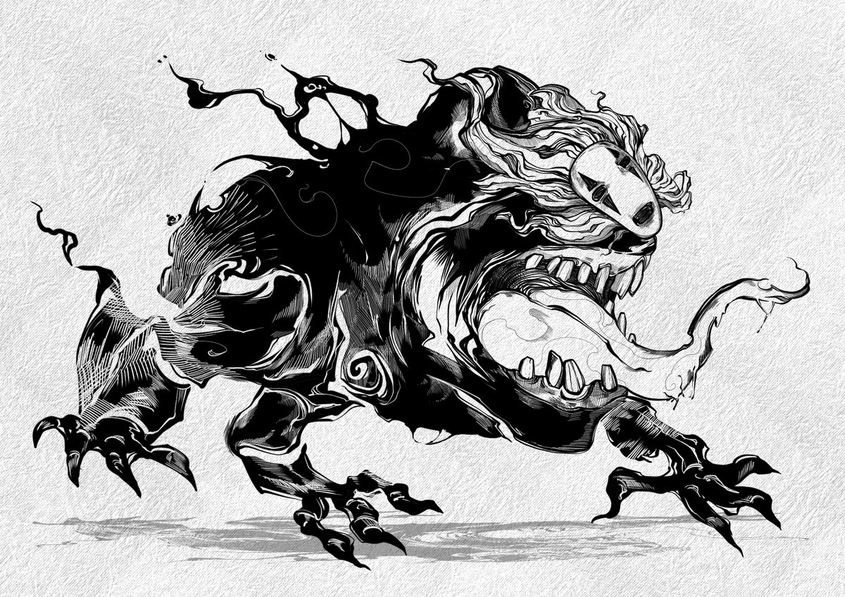 #ghibli #tattooart #BlackandWhite