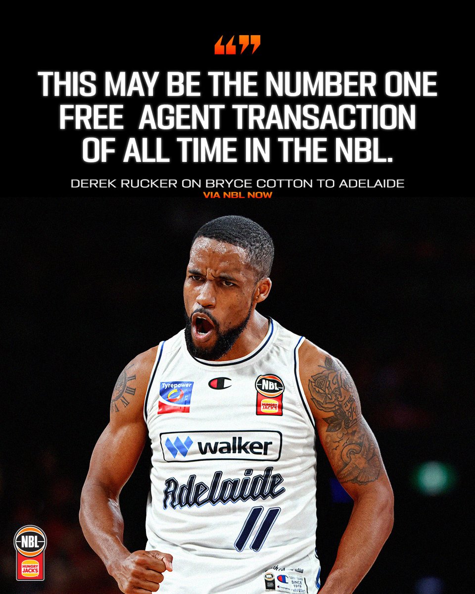 NBL (@nbl) on Twitter photo Is this the biggest signing in NBL history? 👀
<a href="/derekrucker5/">Derek Rucker</a> thinks so…
Watch now: bit.ly/43BTEwO Is this the biggest signing in NBL history? 👀
<a href="/derekrucker5/">Derek Rucker</a> thinks so…
Watch now: bit.ly/43BTEwO