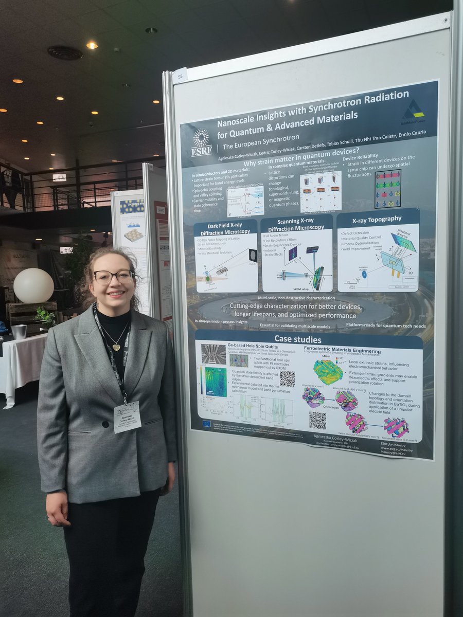 AddMorePower Horizon Europe Project (101091621) (@addmorepower_he) on Twitter photo 📍 This week, <a href="/esrfsynchrotron/">European Synchrotron</a> represented #AddMorePower at the 5th Quantum Matter Conference in Grenoble!
Their poster on “Nanoscale insights with Synchrotron Radiation for Quantum & Advanced Materials” showcased ESRF’s key contributions to the project.
#MaterialsScience #HEU 📍 This week, <a href="/esrfsynchrotron/">European Synchrotron</a> represented #AddMorePower at the 5th Quantum Matter Conference in Grenoble!
Their poster on “Nanoscale insights with Synchrotron Radiation for Quantum & Advanced Materials” showcased ESRF’s key contributions to the project.
#MaterialsScience #HEU