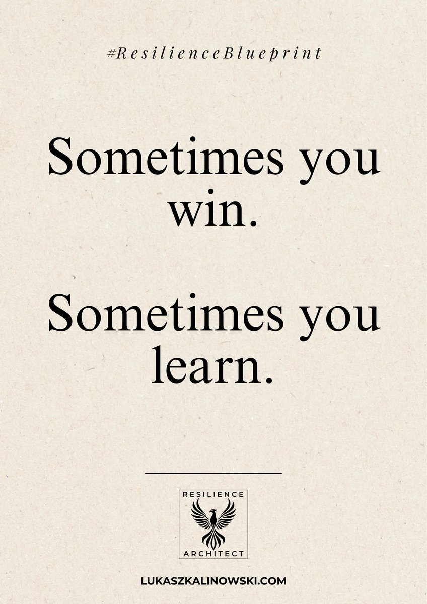 Res_Arch's tweet photo. There are no losses when you lead with a learning mindset. What looked like failure may be the foundation of your next breakthrough.

#ResilienceBlueprint #ResilienceWithLukasz #GrowthLeadership #FailForward https://t.co/bgLMuO4DMP