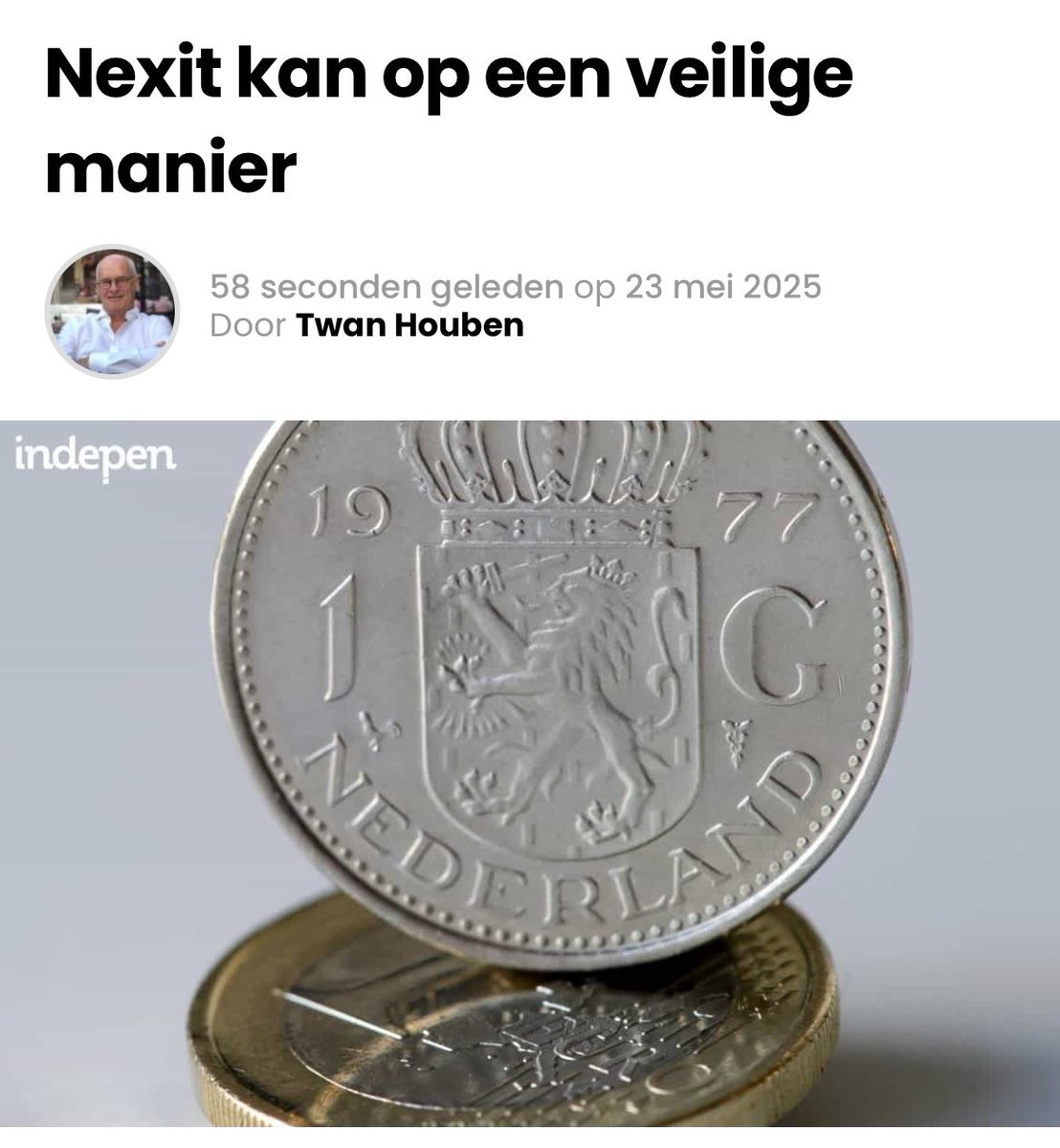 indepen_media's tweet photo. De Nexit-discussie wordt nauwelijks gevoerd omdat we door eurofielen bang zijn gemaakt voor de consequenties en de meesten van ons niet weten hoe de Noren en Zwitsers van de EU profiteren zonder de lasten en afbraak van democratie in eigen land te moeten verdragen. Zwitserland en Noorwegen bewijzen dat soevereiniteit binnen Europa en samenwerking elkaar niet uit hoeven te sluiten. #NEXIT 

Verder lezen? Kijk op onze website: https://t.co/LGjg6vLQSQ